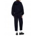 Marccain Sports - BS 3107 W21 - Corduroy blue jasje met capuchon 